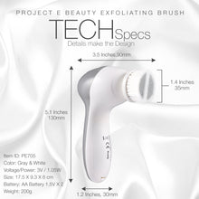 Load image into Gallery viewer, Electric Facial Cleanser Set | 360° Rotating Deep Cleansing Brush Battery Powered Portable Face Cleanser Travel Cleansing Brush Set with 3 Peeling Exfoliating Brush Heads For Men & Women Use