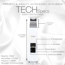 Load image into Gallery viewer, Wireless Ultrasonic Skin Care Scrubber | Exfoliation Spatula Lifting Deep Cleansing Blackhead Dead Skin Wrinkle Remover Pore Cleanser Peeling Anti Aging Skin Rejuvenation Spa Facial Beauty Device