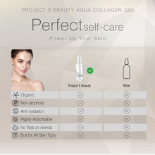 Load image into Gallery viewer, Project E Beauty Aqua Collagen Gel | Natural Organic Skin Care Vitamin C Facial Eye Anti Aging Fine Lines Wrinkles Lifting Tightening Plumping Firming Serum Lotion Ion Gel Treatment 50ml 1.7oz