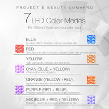 Load image into Gallery viewer, LumaPro | Pro LED Skin Care Light Therapy 7 Color Modes Facial Body Light Treatment Anti Aging Acne Spot Removal Skin Rejuvenation Toning Tightening Fine Lines Blue Red Yellow Desktop Lamp
