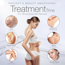 Load image into Gallery viewer, Project E Beauty SmoothPro+ IPL Hair Removal Device | FDA Cleared Laser Hair Removal for Women and Men 300,000 Flashes Permanent Painless Facial &amp; Body Professional Hair Removal Treatment Home Use
