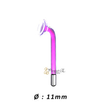 Load image into Gallery viewer, 11mm High Frequency Device Argon Gas Violet Hook Mushroom Spoon Comb Electrode Set Beauty Parts
