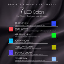 Load image into Gallery viewer, Photon Skin Rejuvenation Face &amp; Neck Mask | Wireless LED Photon Red Blue Green Therapy 7 Color Light Treatment Anti Aging Acne Spot Removal Wrinkles Whitening Facial Beauty Daily Spa Skin Care Mask
