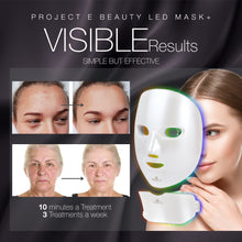 Load image into Gallery viewer, Photon Skin Rejuvenation Face &amp; Neck Mask | Wireless LED Photon Red Blue Green Therapy 7 Color Light Treatment Anti Aging Acne Spot Removal Wrinkles Whitening Facial Beauty Daily Spa Skin Care Mask
