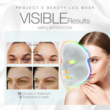 Load image into Gallery viewer, Skin Rejuvenation Photon Mask | 7 Color LED Photon Light Therapy Treatment Whitening Anti-aging Acne Spot Scar Removal Smooth Wrinkles Fine Lines Skin Tightening Facial Beauty Daily Skin Care
