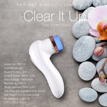 Load image into Gallery viewer, Luma Blue | Acne Light Therapy Cleansing Brush 415nm Blue Photon LED 360° Rotation Reduce Inflammation Smooth Improving Sensitive Skin Calming Anti Bacteria Treatment Facial Device

